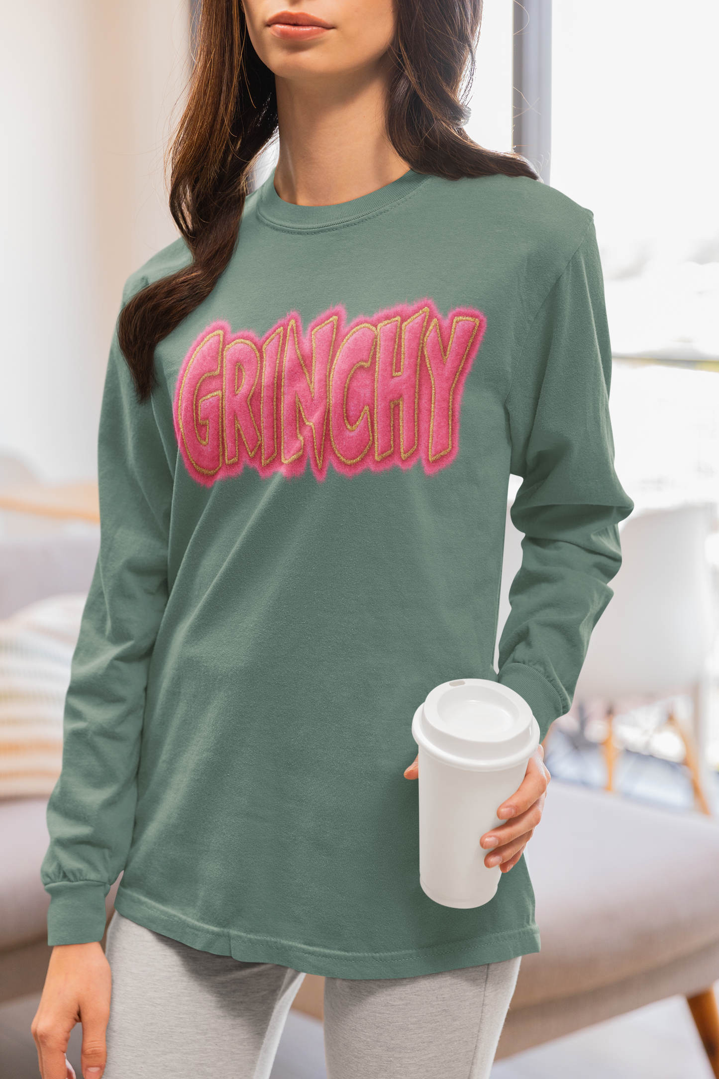 GRINCHY Long Sleeve Comfort Color