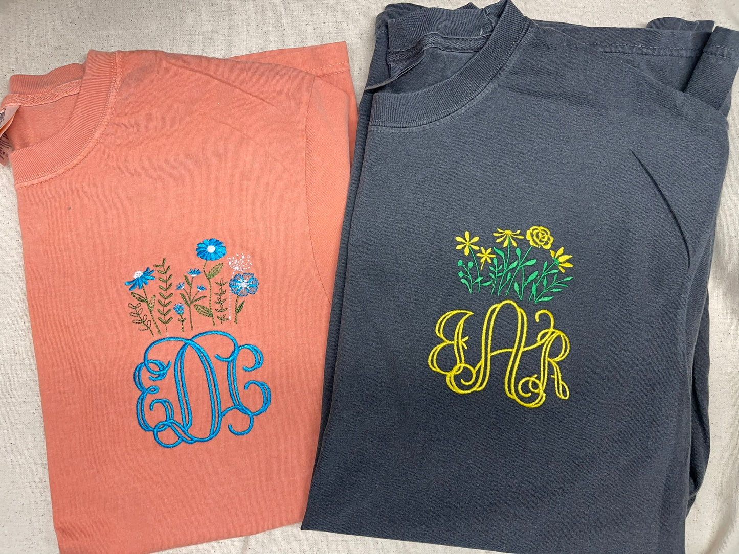 Custom Initial Monogram Pocket Tee