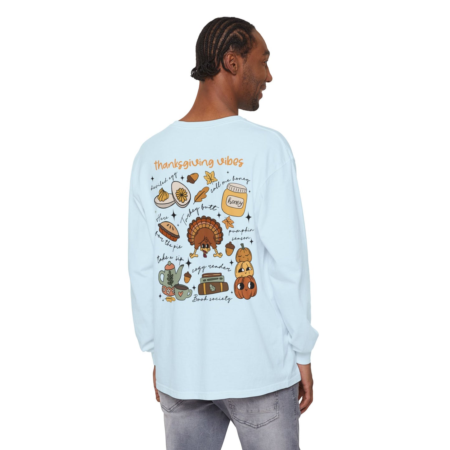 Thanksgiving Vibes Long Sleeve Comfort Color | Cozy Holiday Tee, Family Gatherings Gift, Autumn Fashion, Thanksgiving Celebration Wear, [...]