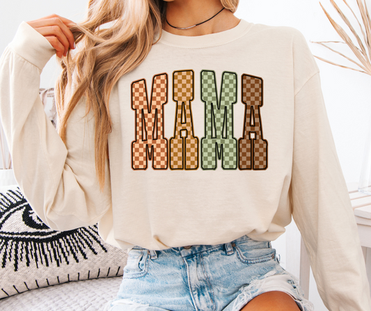 Mama Minded Long Sleeve Comfort Color Shirt for Moms