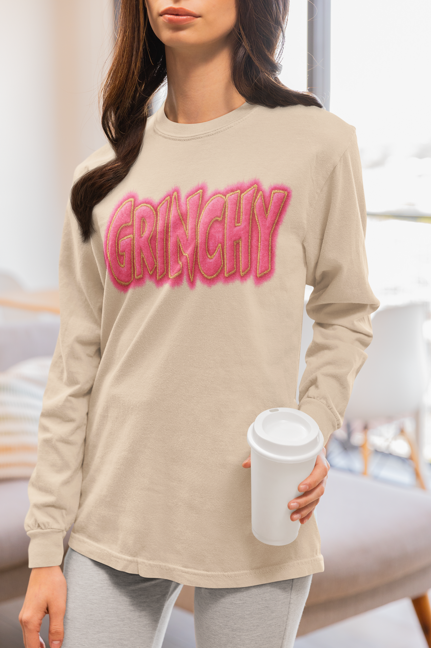 GRINCHY Long Sleeve Comfort Color
