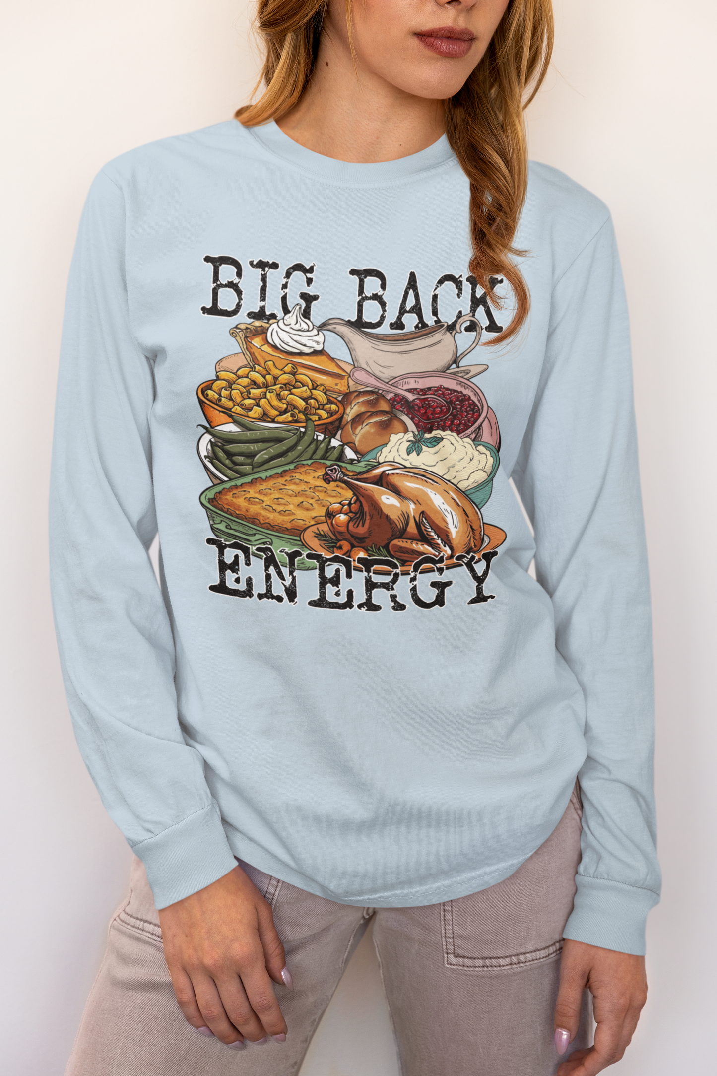 Big Back Energy Long Sleeve Comfort Color