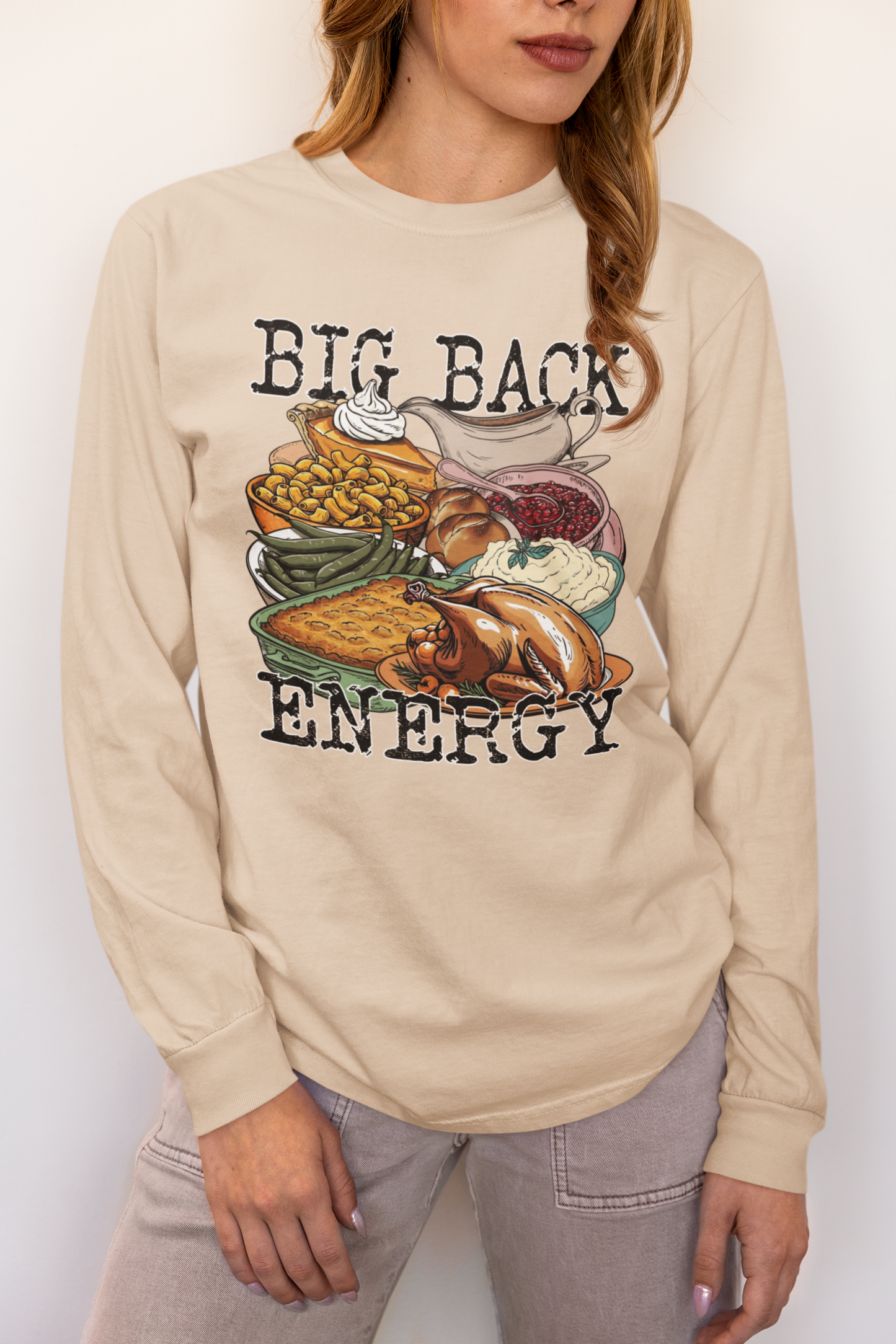 Big Back Energy Long Sleeve Comfort Color
