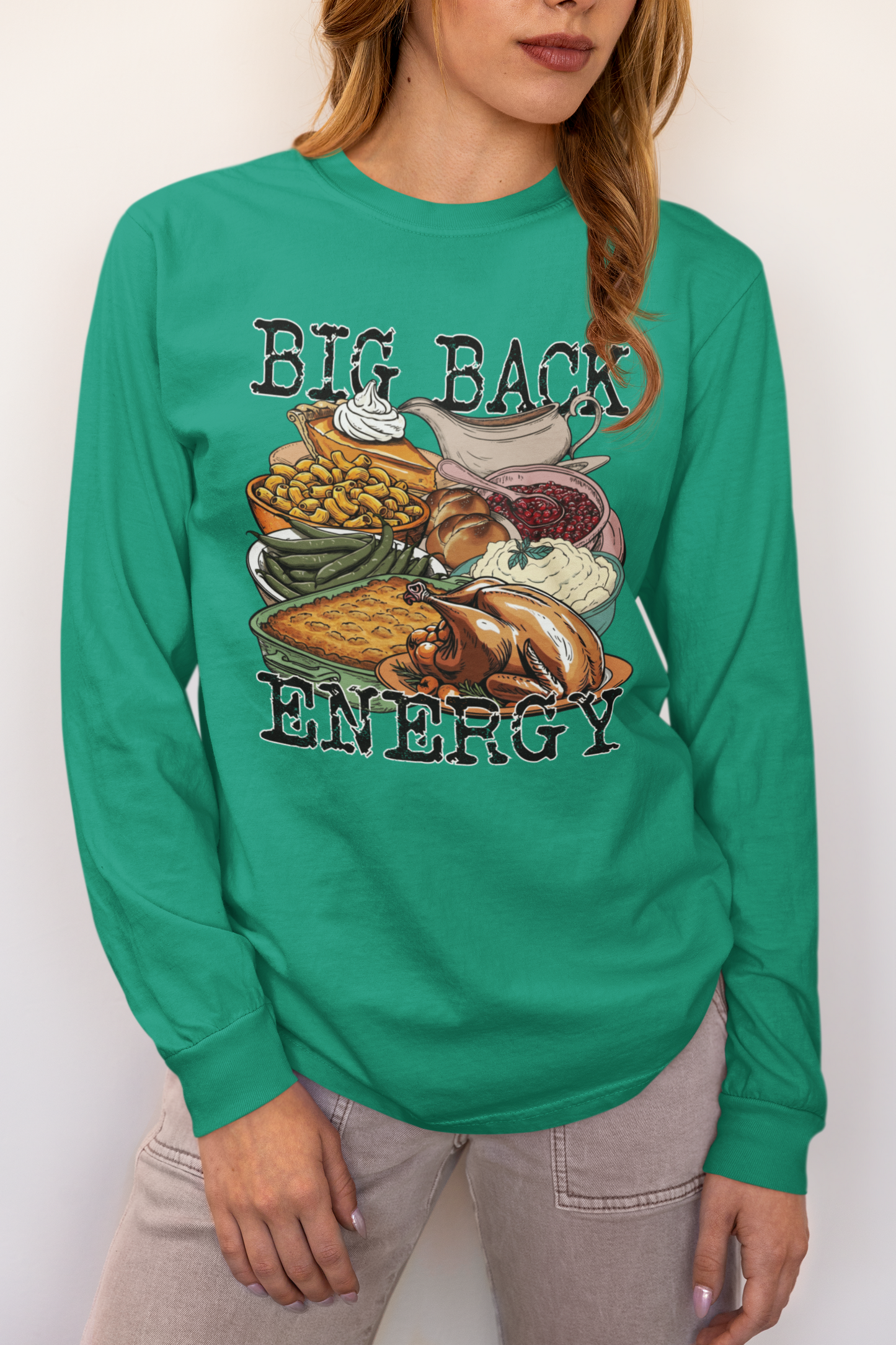 Big Back Energy Long Sleeve Comfort Color