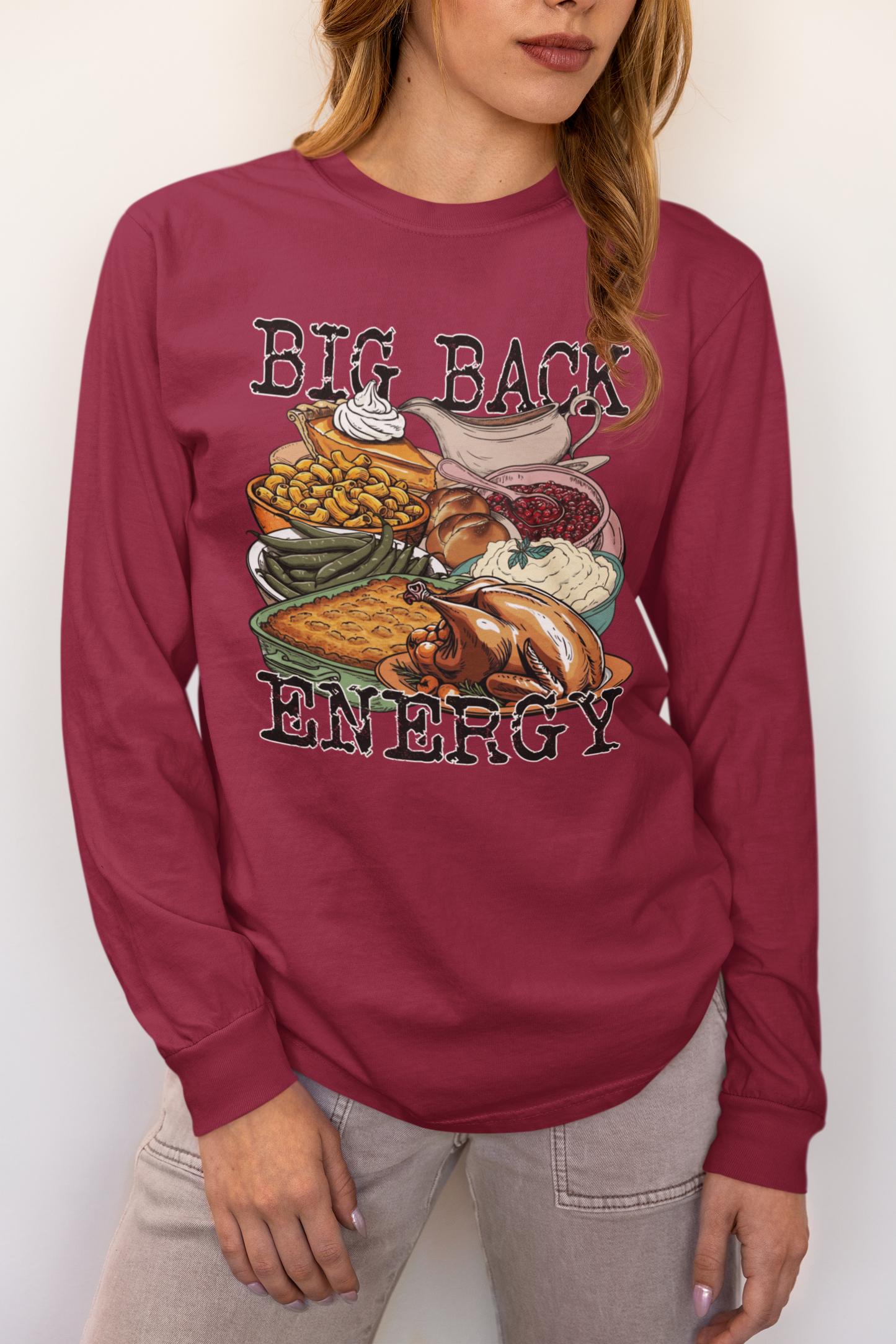 Big Back Energy Long Sleeve Comfort Color