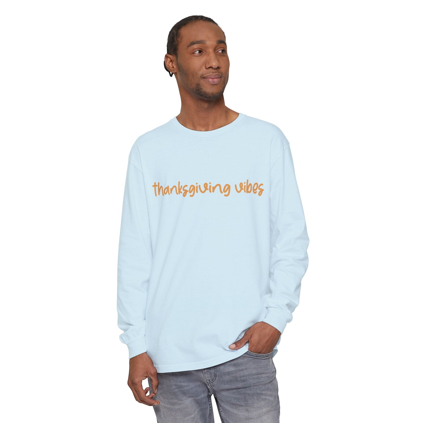 Thanksgiving Vibes Long Sleeve Comfort Color | Cozy Holiday Tee, Family Gatherings Gift, Autumn Fashion, Thanksgiving Celebration Wear, [...]