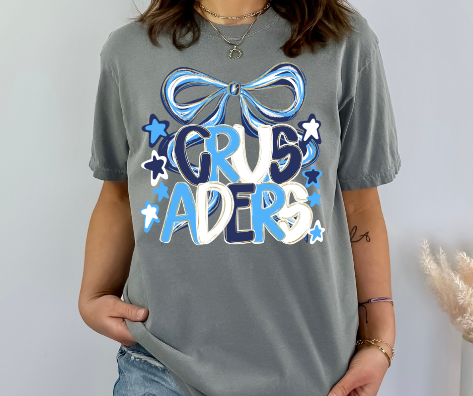 CUSTOM SCHOOL SPIRIT SHIRT WITH BOW