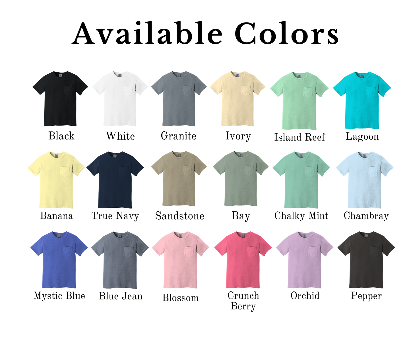 Custom Initial Monogram Pocket Tee