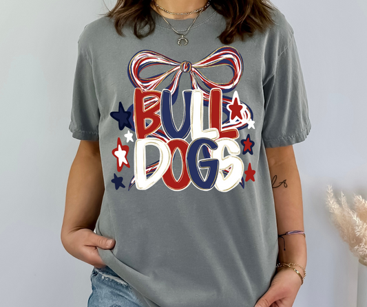 CUSTOM SCHOOL SPIRIT SHIRT WITH BOW